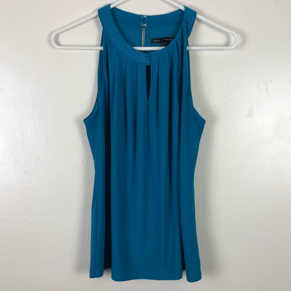 White House Black Market Pleated Top - Picture 1 of 5
